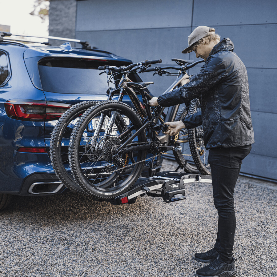 cykelställ för 2 cyklar svart