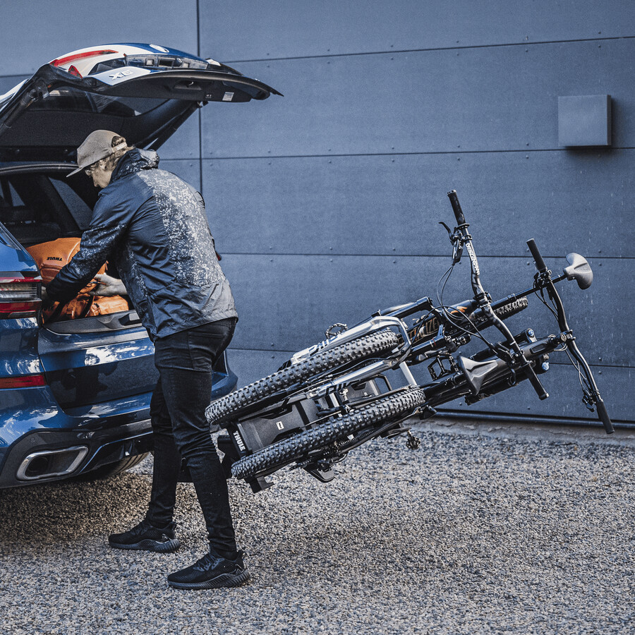 cykelställ för 2 cyklar svart