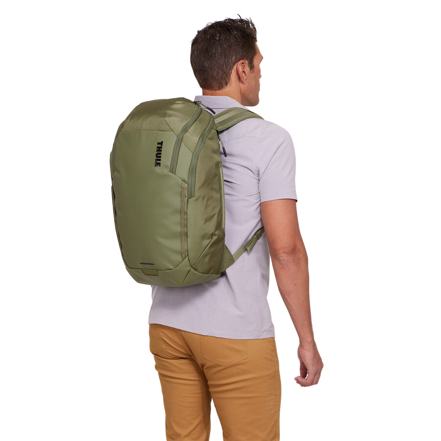 laptopryggsäck 26l olivgrön
