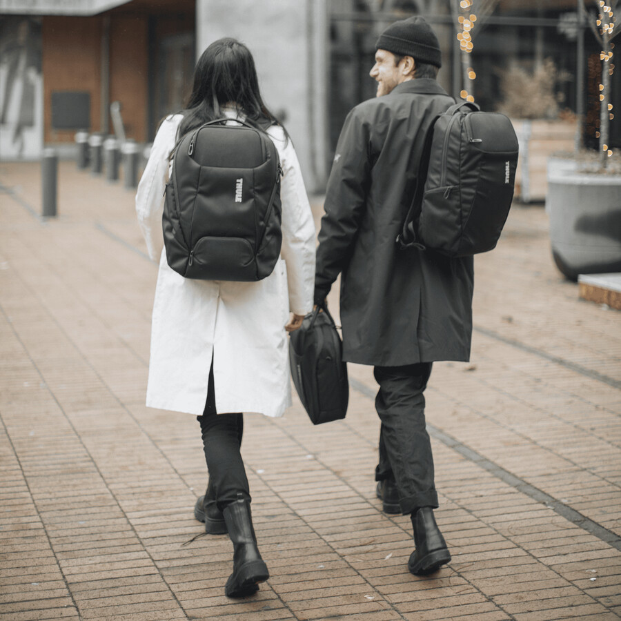 konvertibel ryggsäck 17l svart