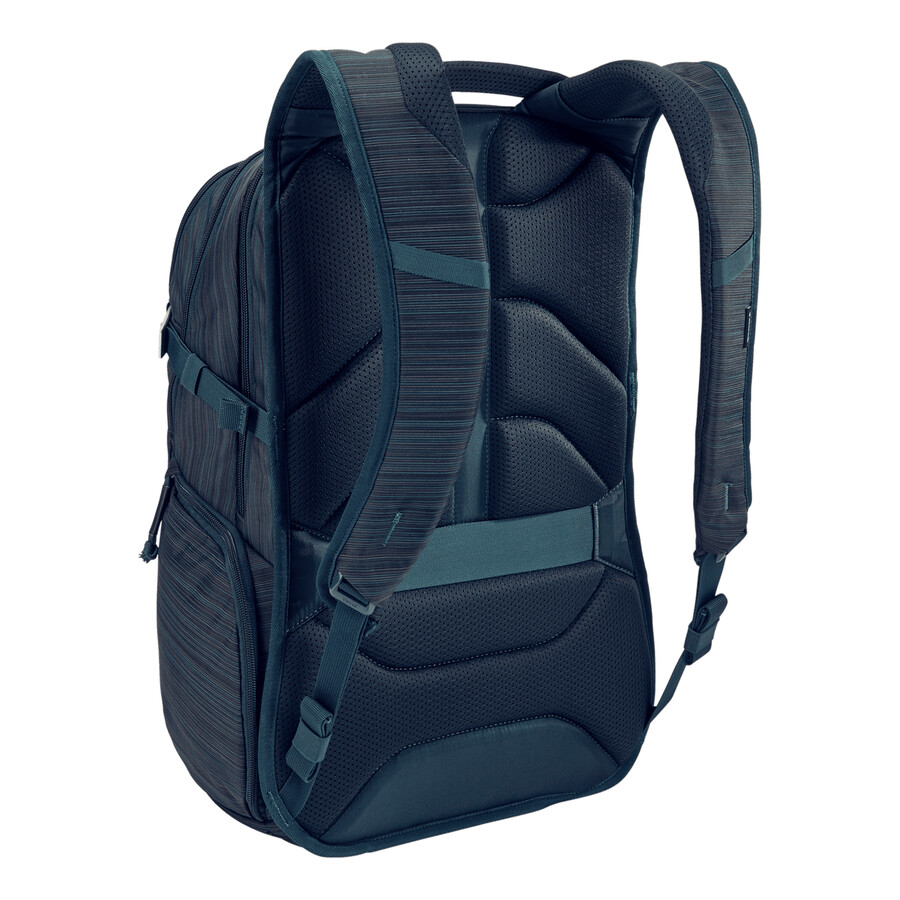 laptopryggsäck 28l kolfiberblå