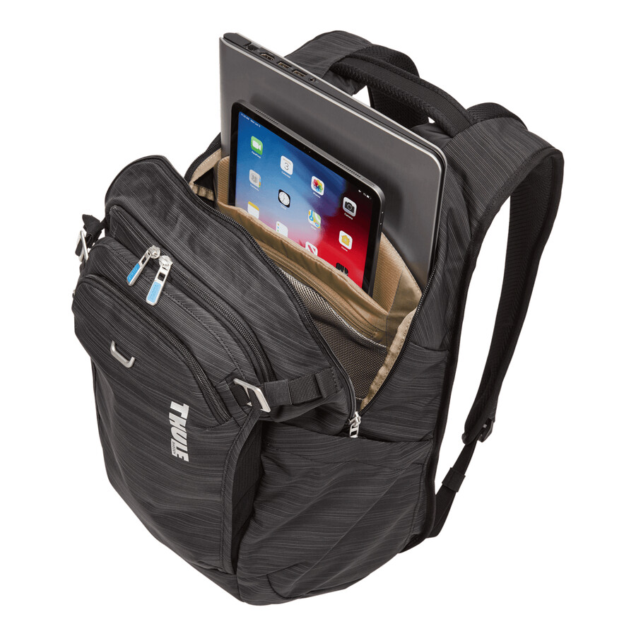 thule construct laptop ryggsäck 24l svart