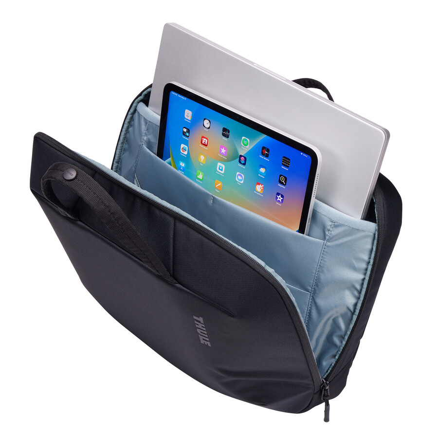 16-tums laptop- och surfplatta-attaché svart