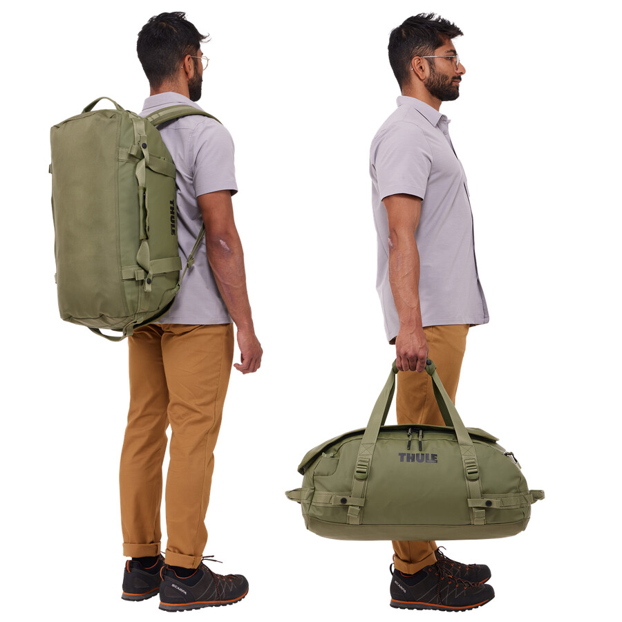 40l duffelväska olivgrön