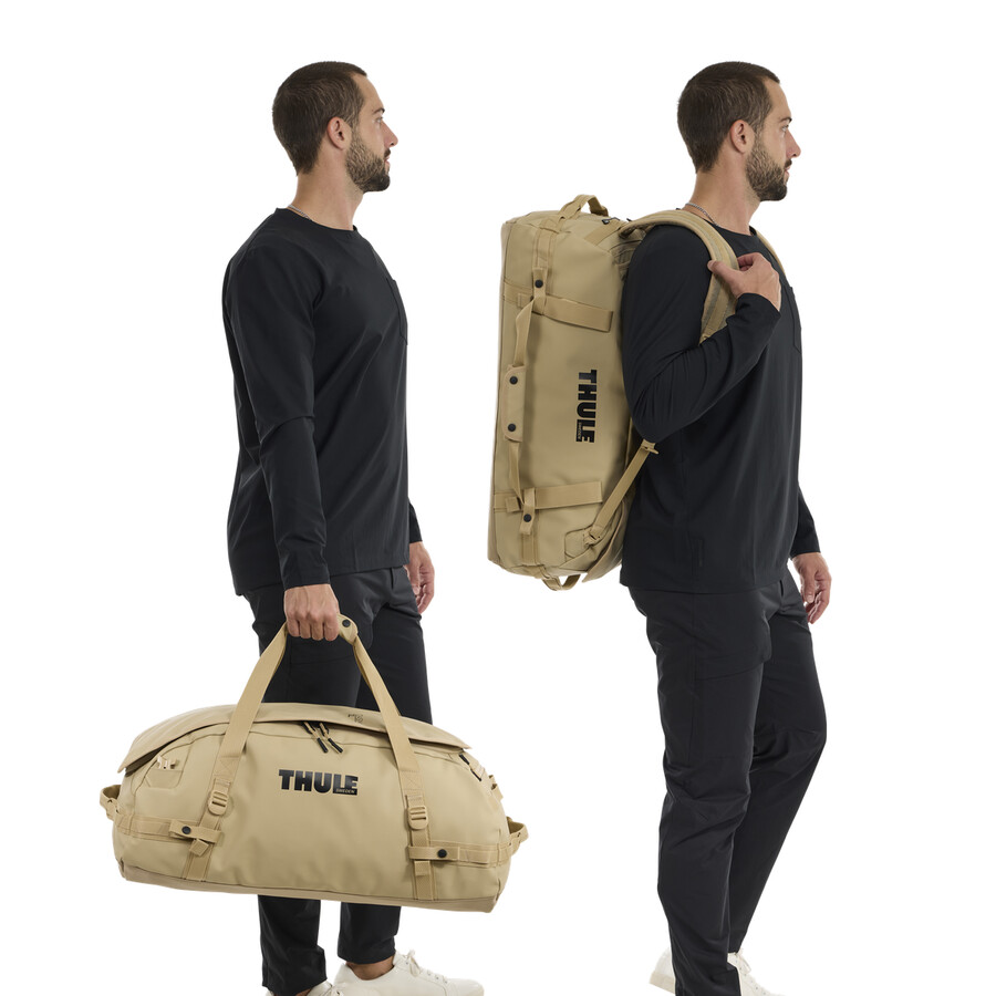70l duffelväska gentle beige