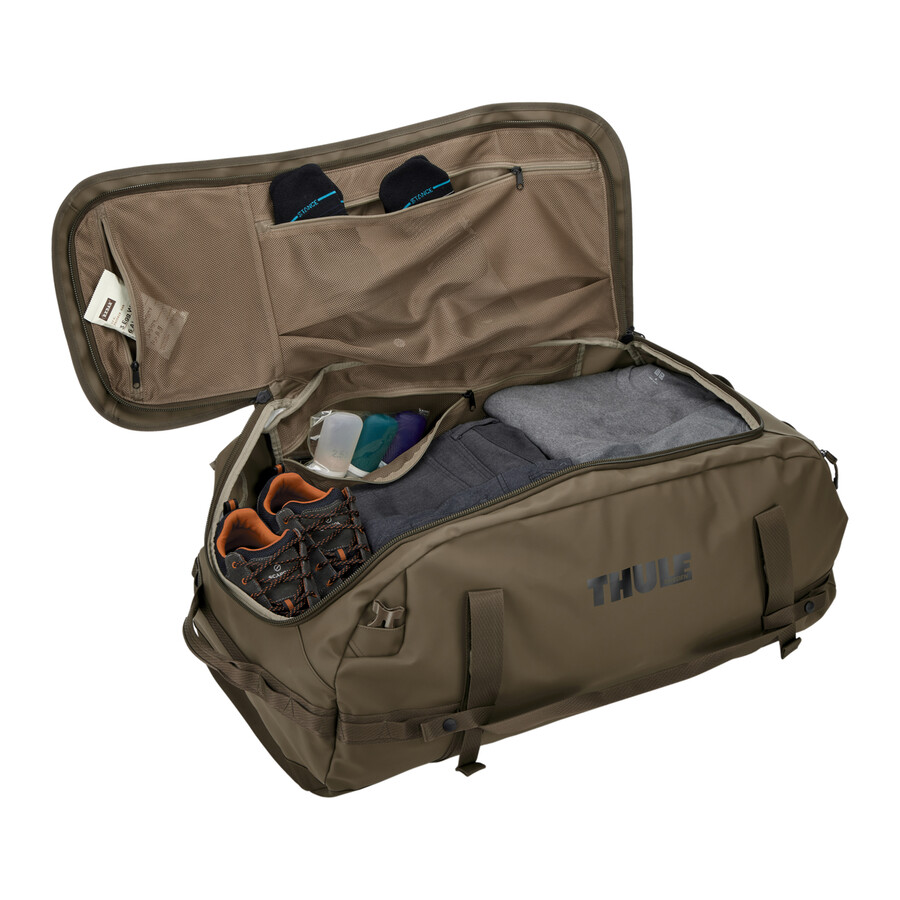 90l duffelväska djup khaki
