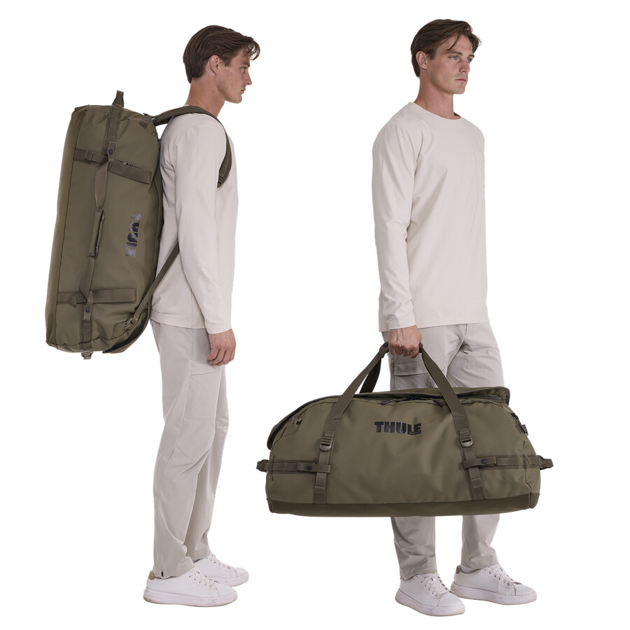 90l duffelväska djup khaki