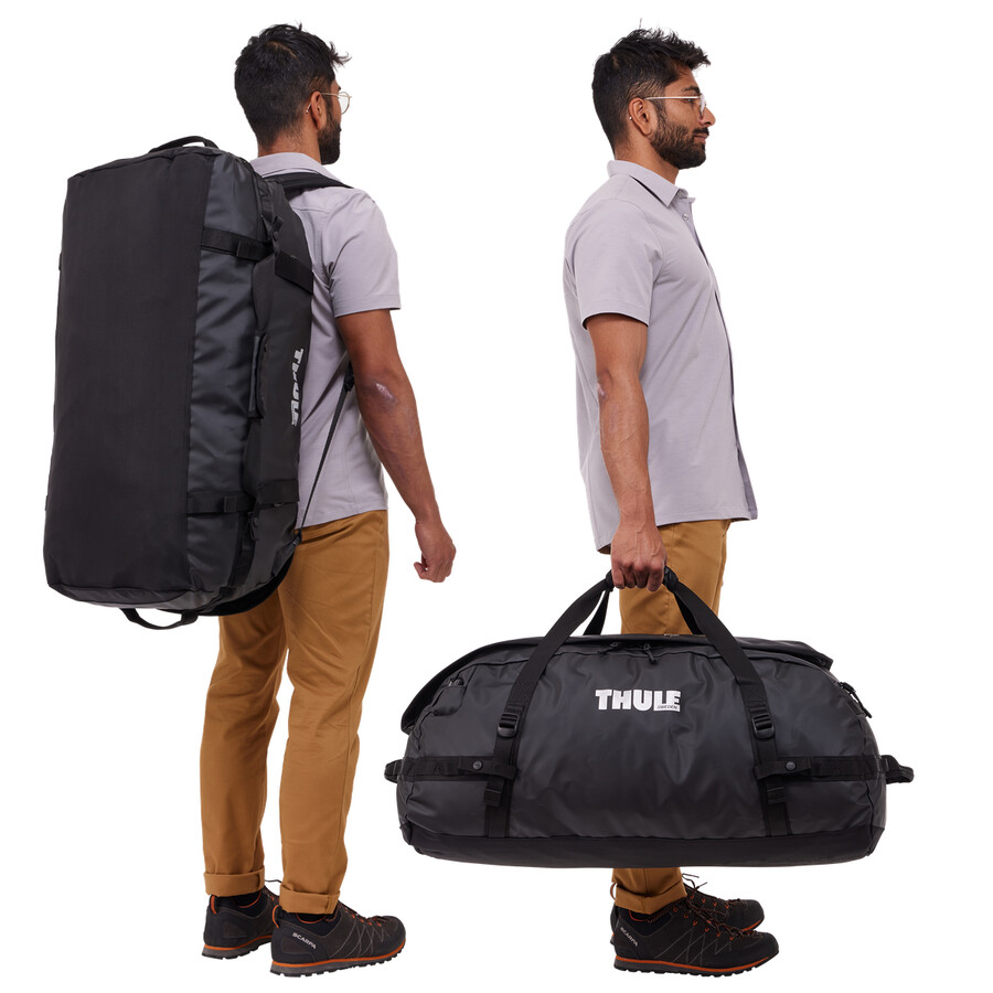 90l duffelväska svart