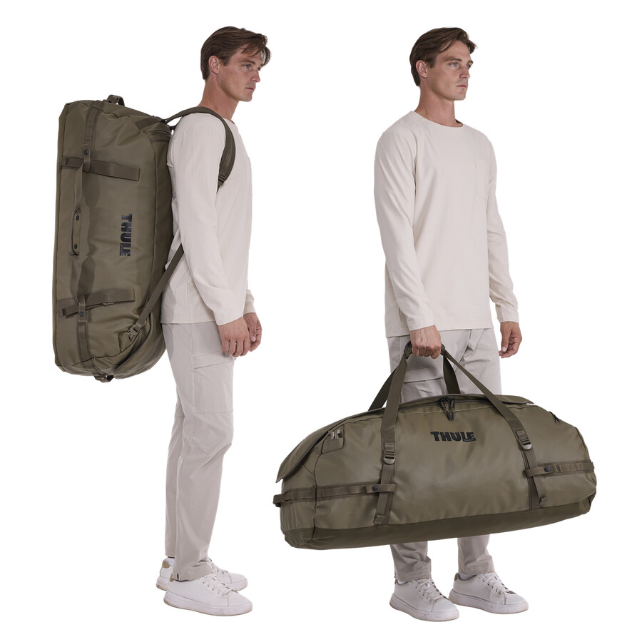 130l duffelväska djup khaki
