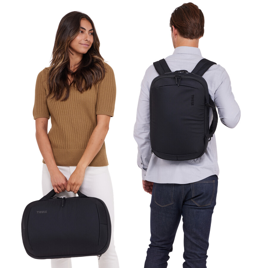 hybrid resväska 15l svart