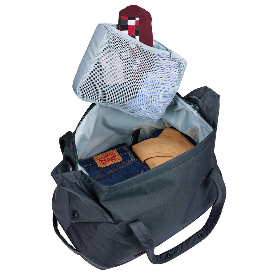 thule subterra 2 duffelväska 35l mörk skiffer