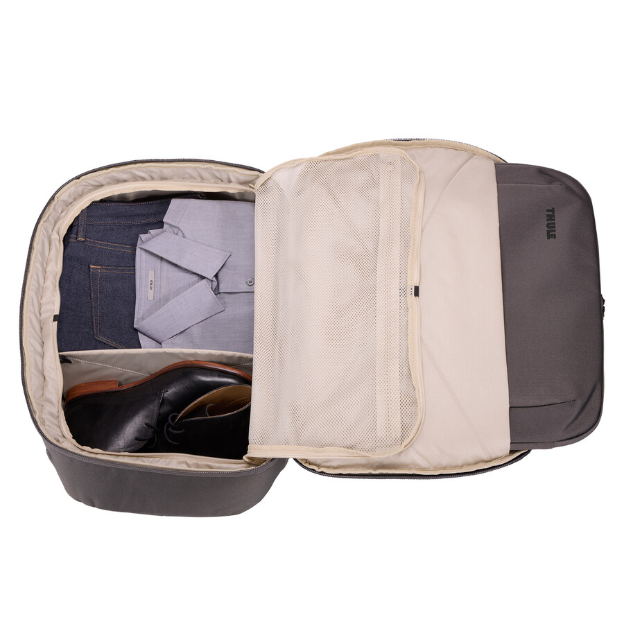 konvertibel handbagageväska 40l vetiver grå