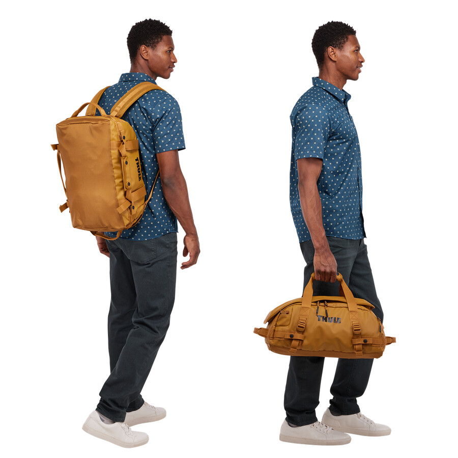 30l duffelväska gyllenbrun
