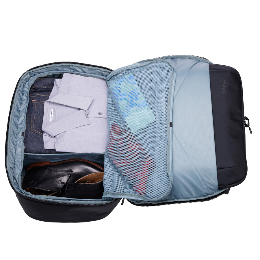konvertibel handbagageväska 40l svart