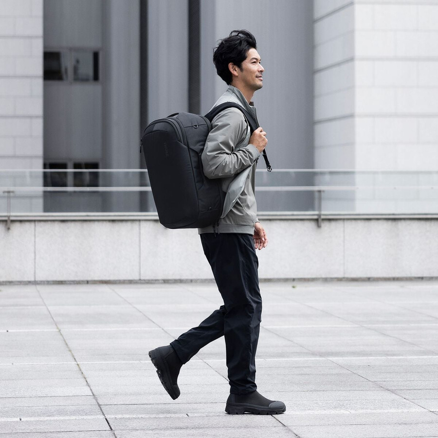 konvertibel handbagageväska 40l svart