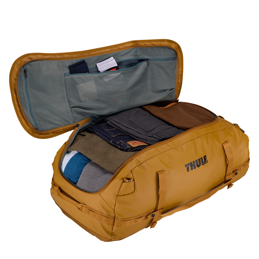 130l duffelväska golden