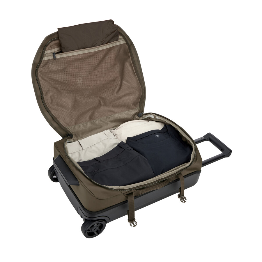 carry on duffelväska med hjul djup khaki