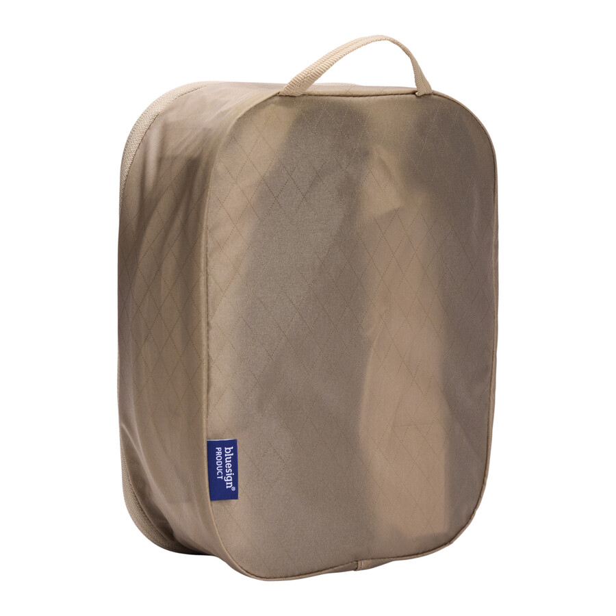 packkub liten mjuk beige