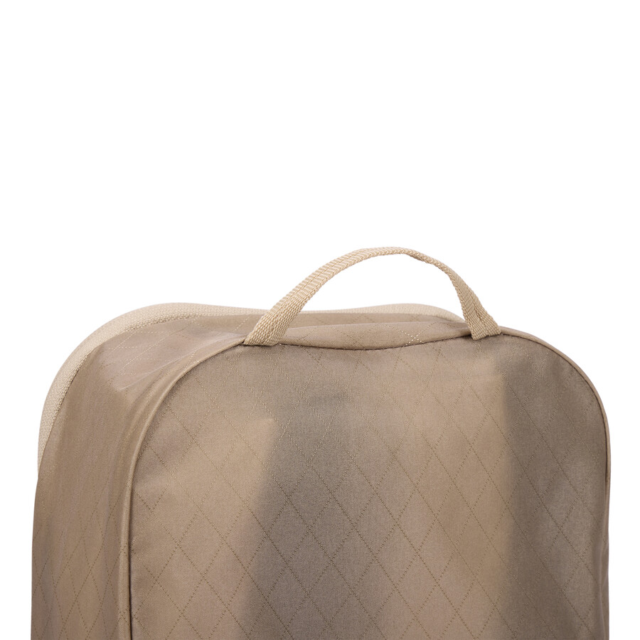 packkub liten mjuk beige