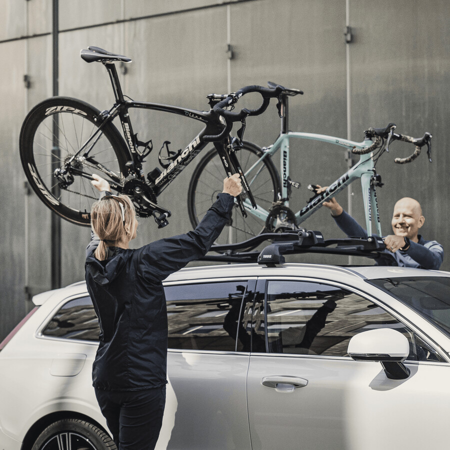 thule fastride takcykelhållare svart