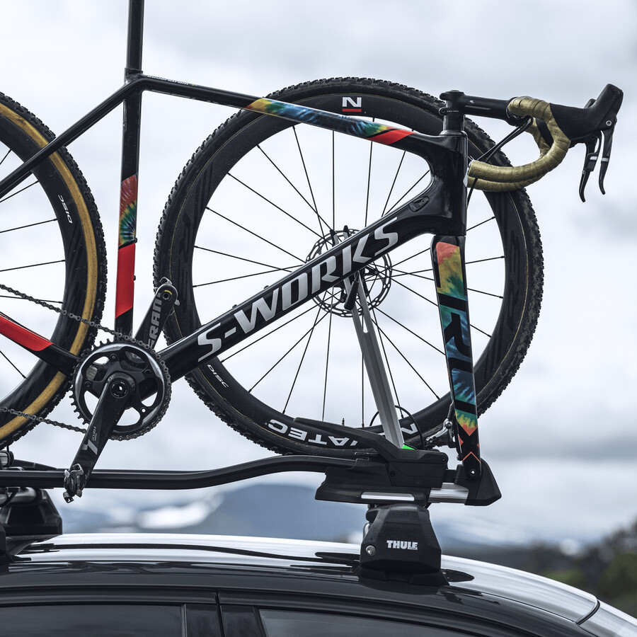 thule topride takcykelhållare svart