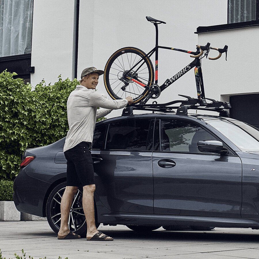 thule topride takcykelhållare svart