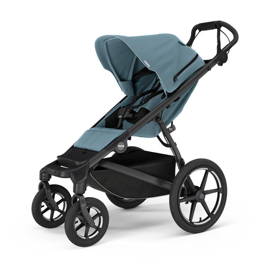 thule urban glide 4-hjulig terrängvagn mellanblå