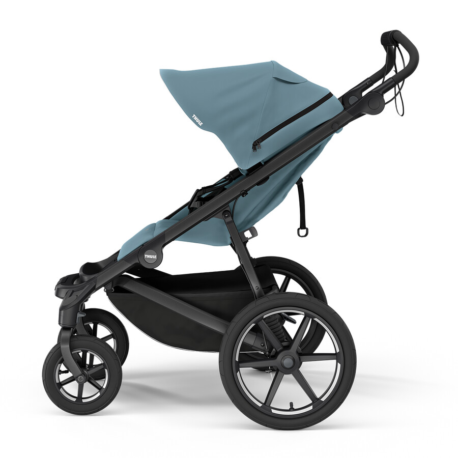 thule urban glide 4-hjulig terrängvagn mellanblå
