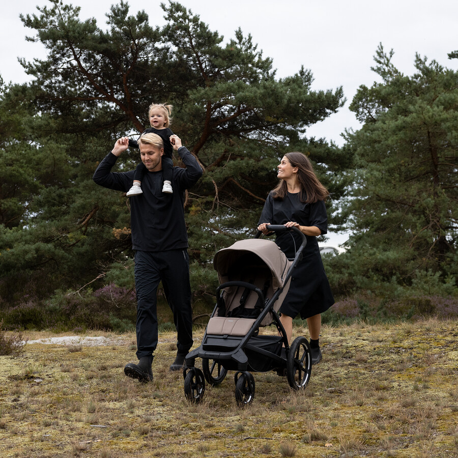 thule urban glide 4-hjulig terrängvagn mellanblå