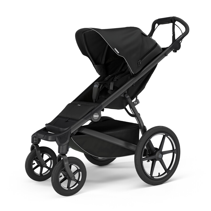 thule urban glide 4-hjulig terrängvagn svart
