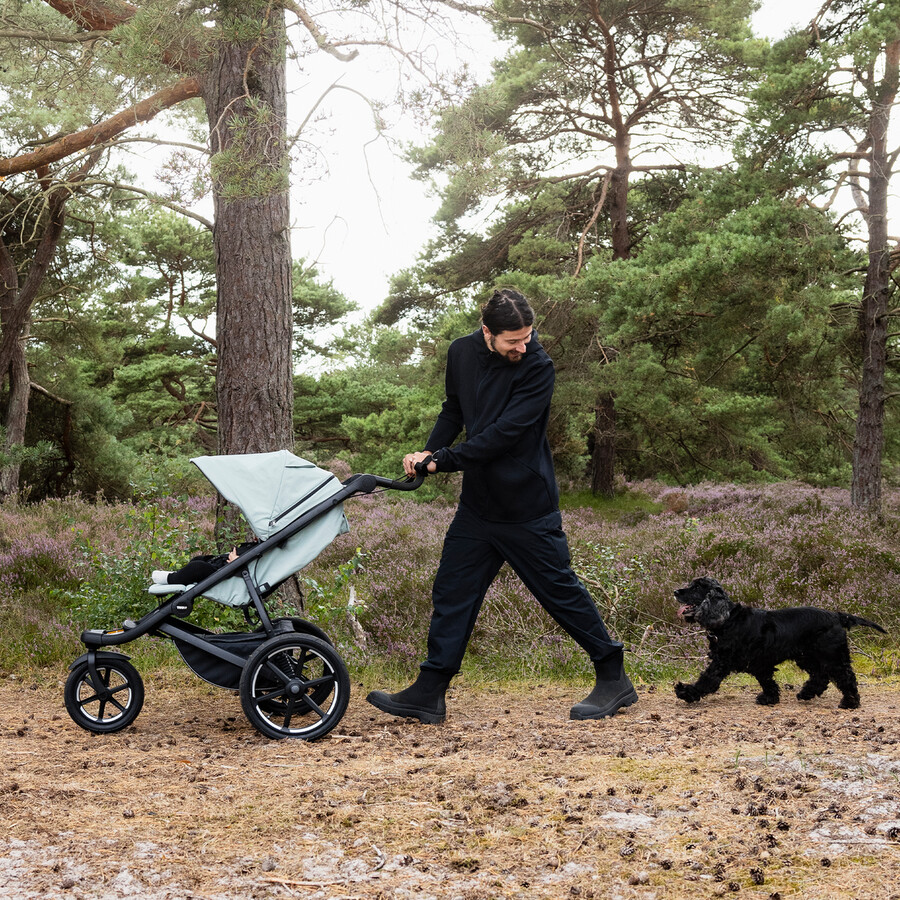 thule urban glide 3 all-terrain barnvagn mellanblå