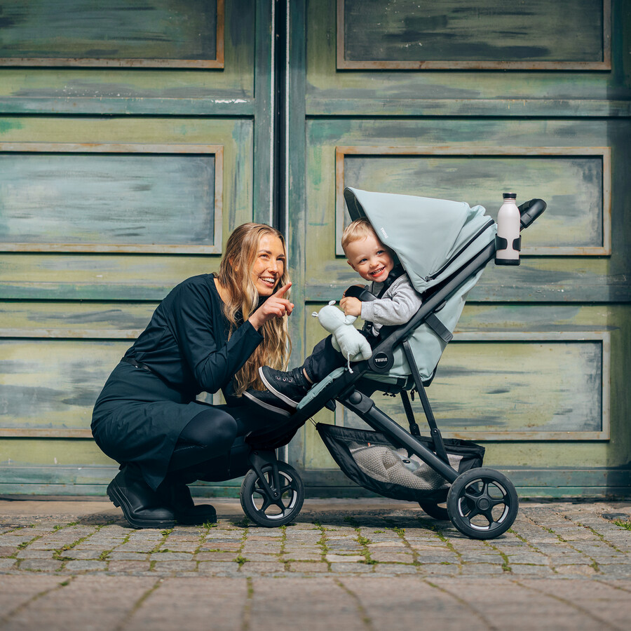 kompakt terrängvagn mellanblå