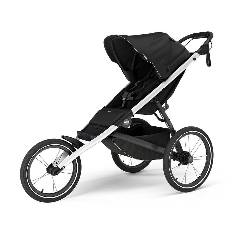 terräng- och joggingvagn svart