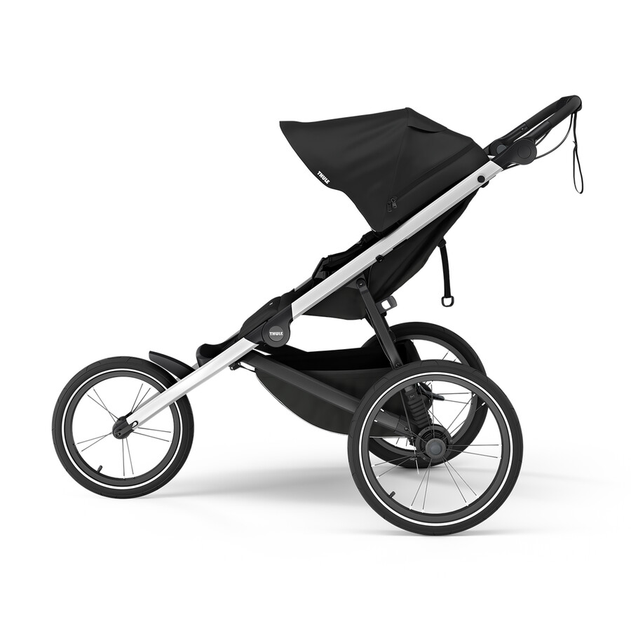 terräng- och joggingvagn svart