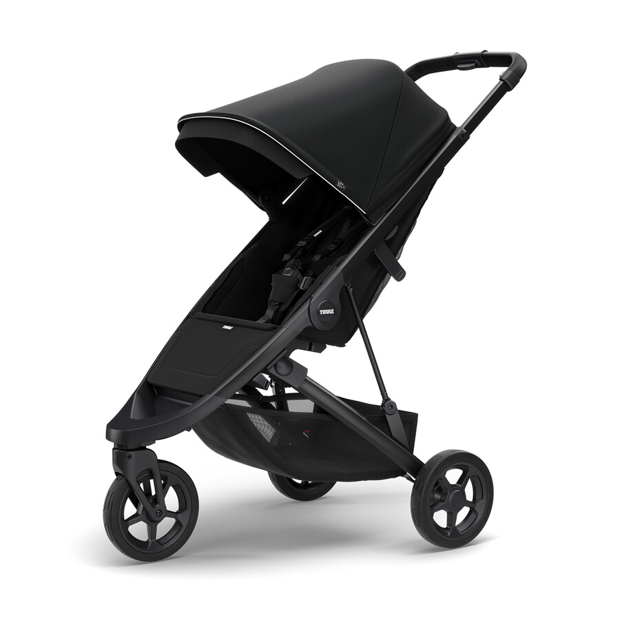 city barnvagn midnight black on black
