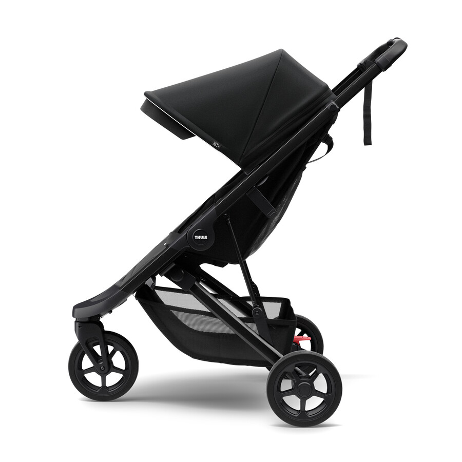 city barnvagn midnight black on black