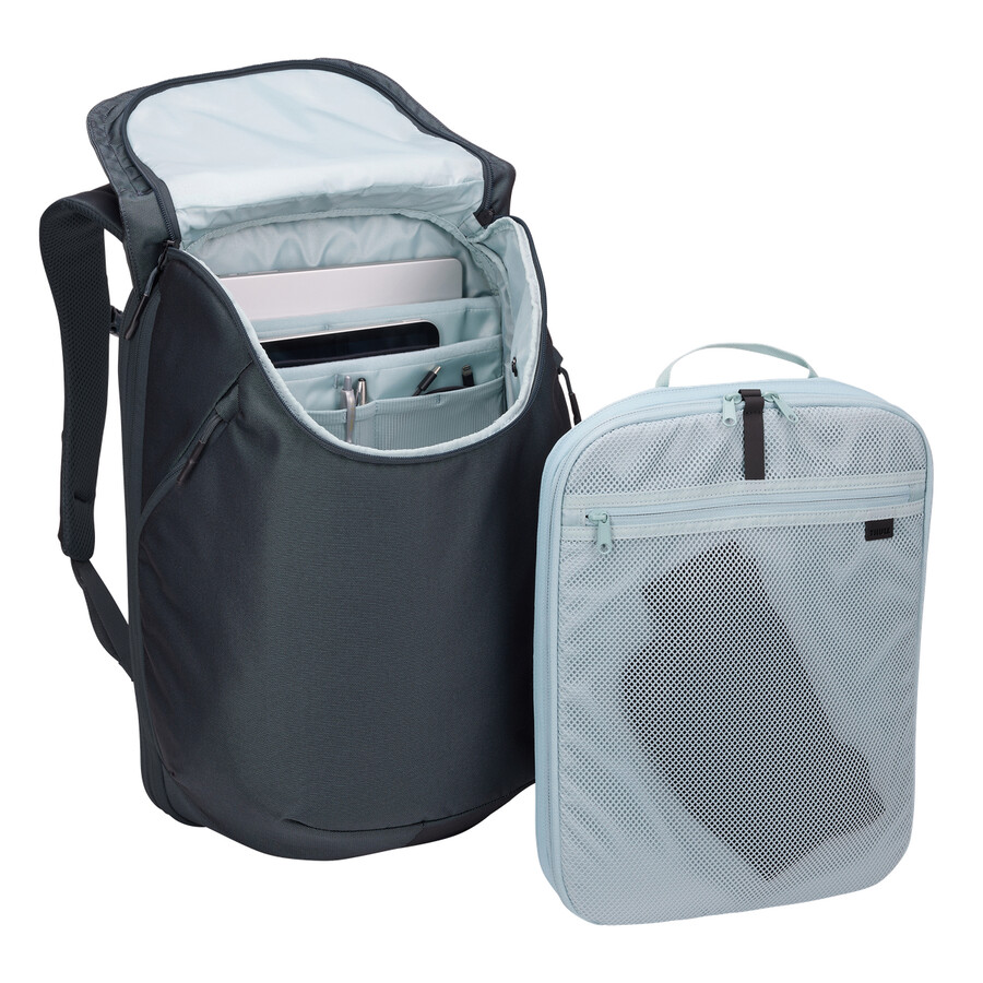 expanderbar reseryggsäck 26l mörk skiffergrön