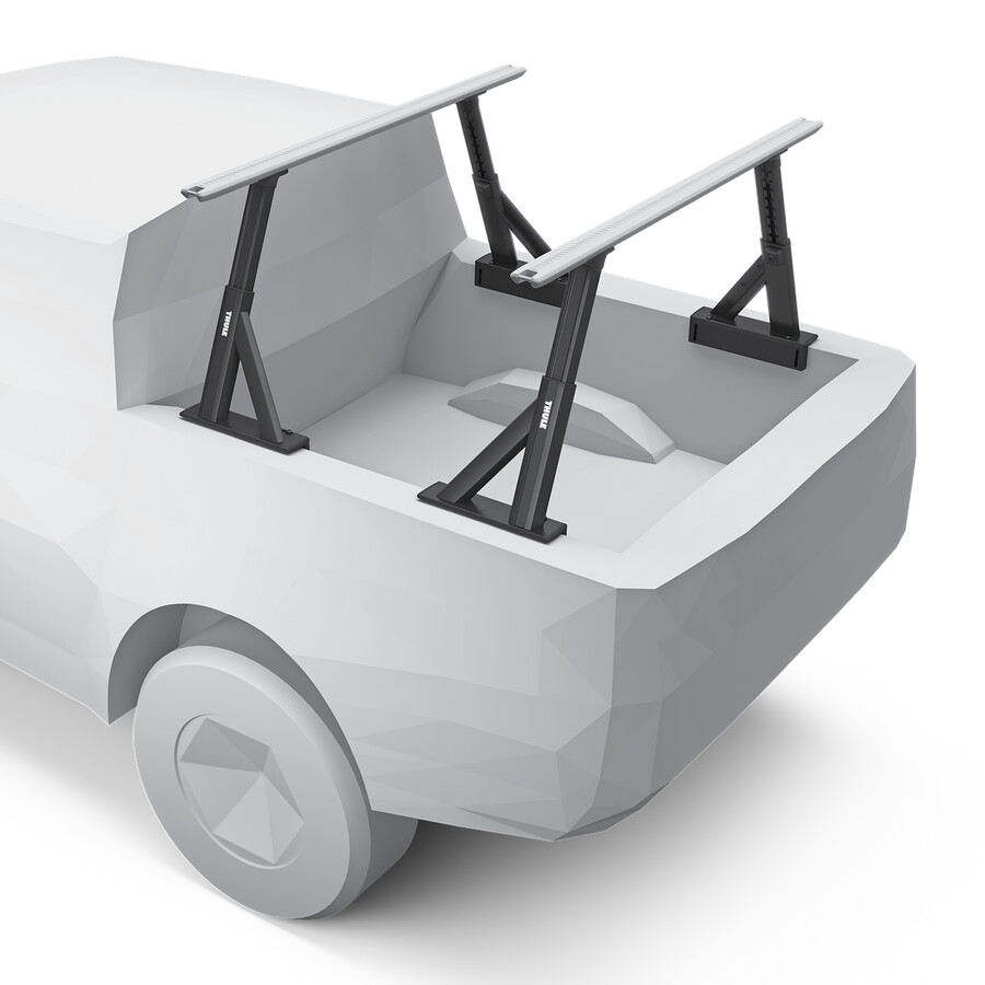 thule xscape sängräcke upprätt pickup truck rack