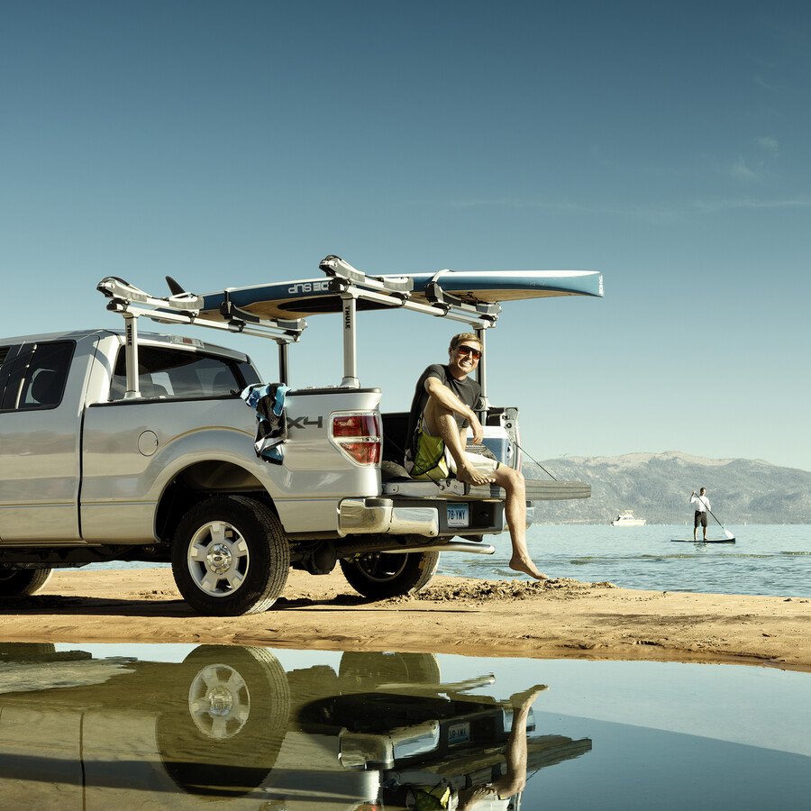 thule xsporter pro lastbilshållare silver