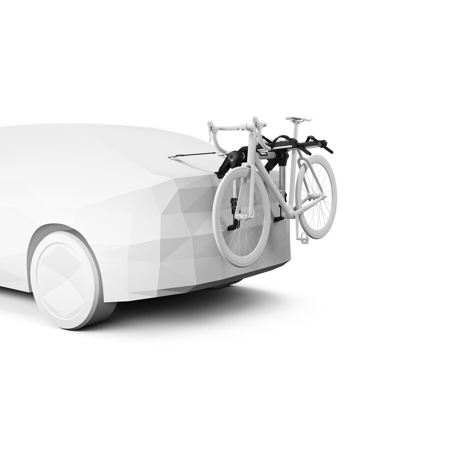 hängande cykelställ för 2 cyklar svartaluminium