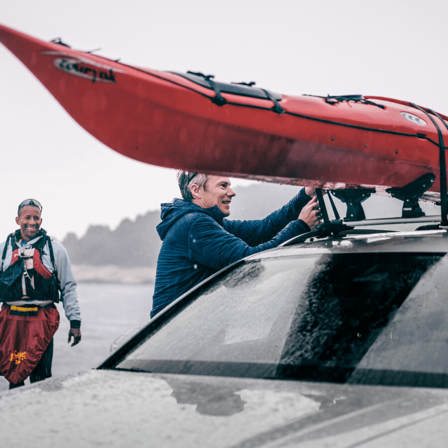 thule dockglide kajakställ horisontellt svart