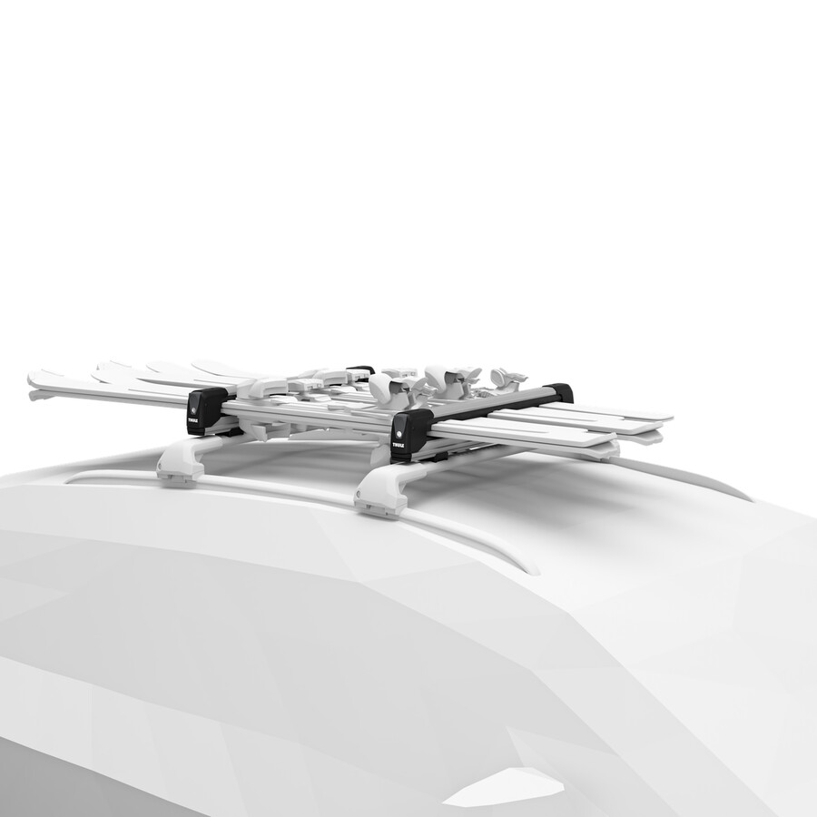 thule snowpack extender skid- och snowboardhållare i aluminium
